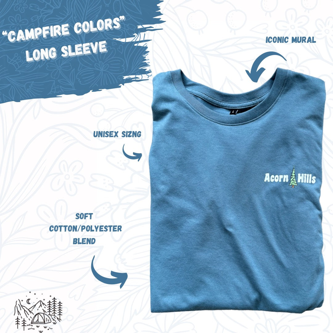 "Campfire Colors" Long Sleeve T-Shirt