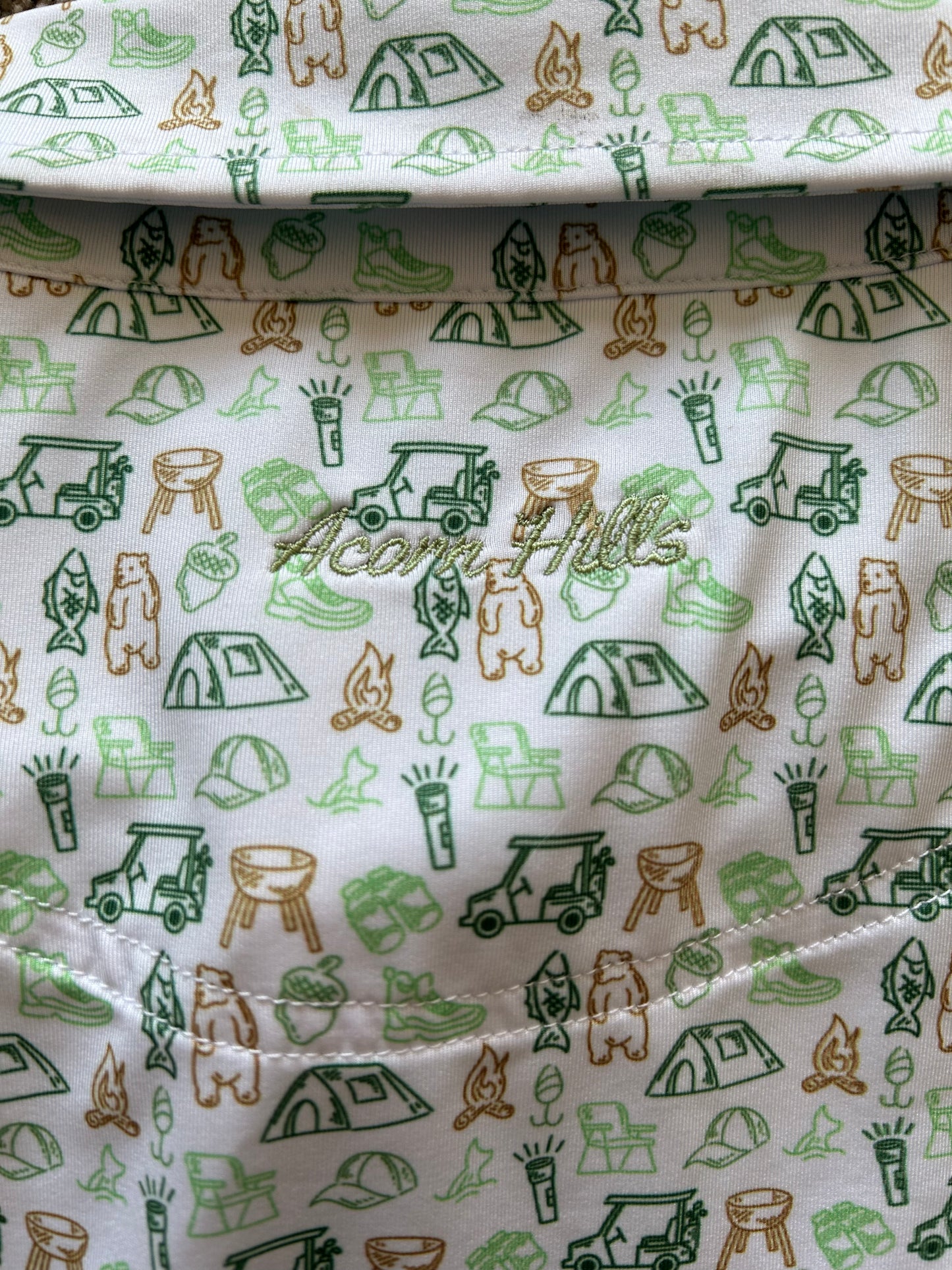 “The Navigator” Doodle- Print Polo