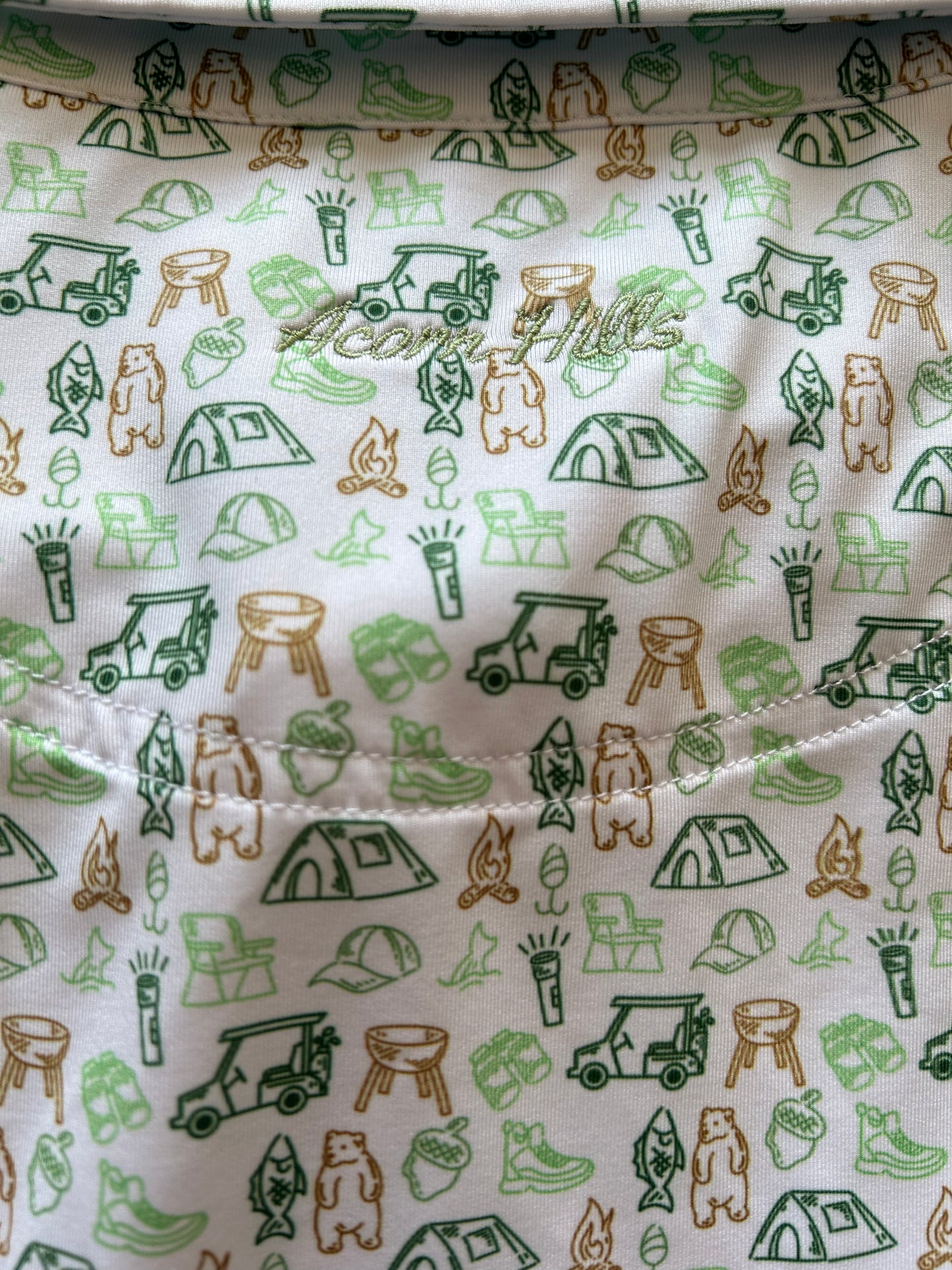 “The Navigator” Doodle- Print Polo