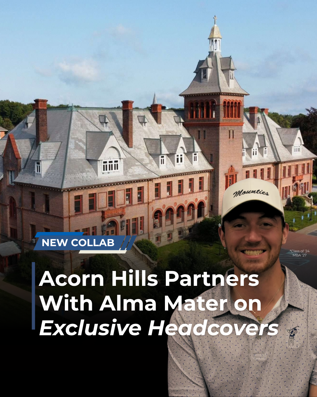Acorn Hills Partners With Alma Mater on Exclusive Headcovers