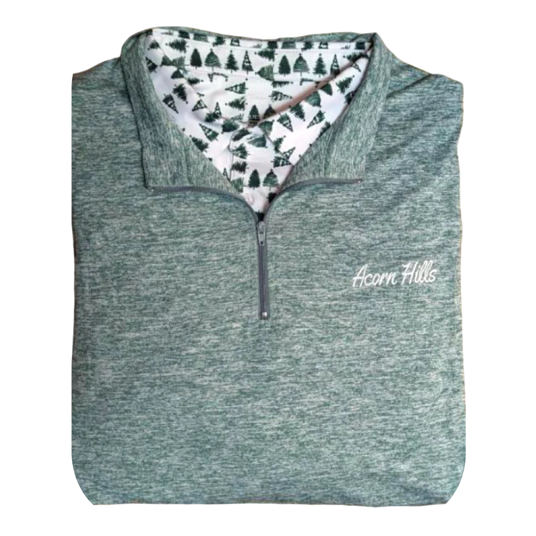 Evergreen Mint Lightweight quarterzip